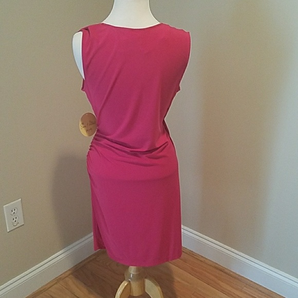 Pink jersey dress - Picture 2 of 4