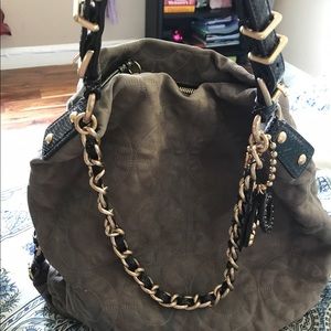 Authentic Coach Suede Tote