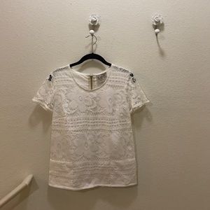 Sea New York White Lace Top