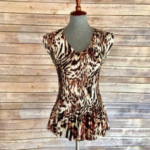 Animal Print Dress Top