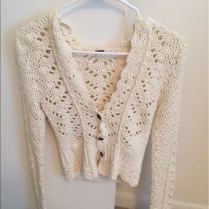 Free People cropped cardi