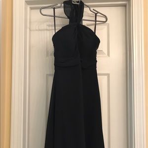 WHBM little black dress with halter neck