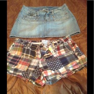 Shorts and skirt bundle