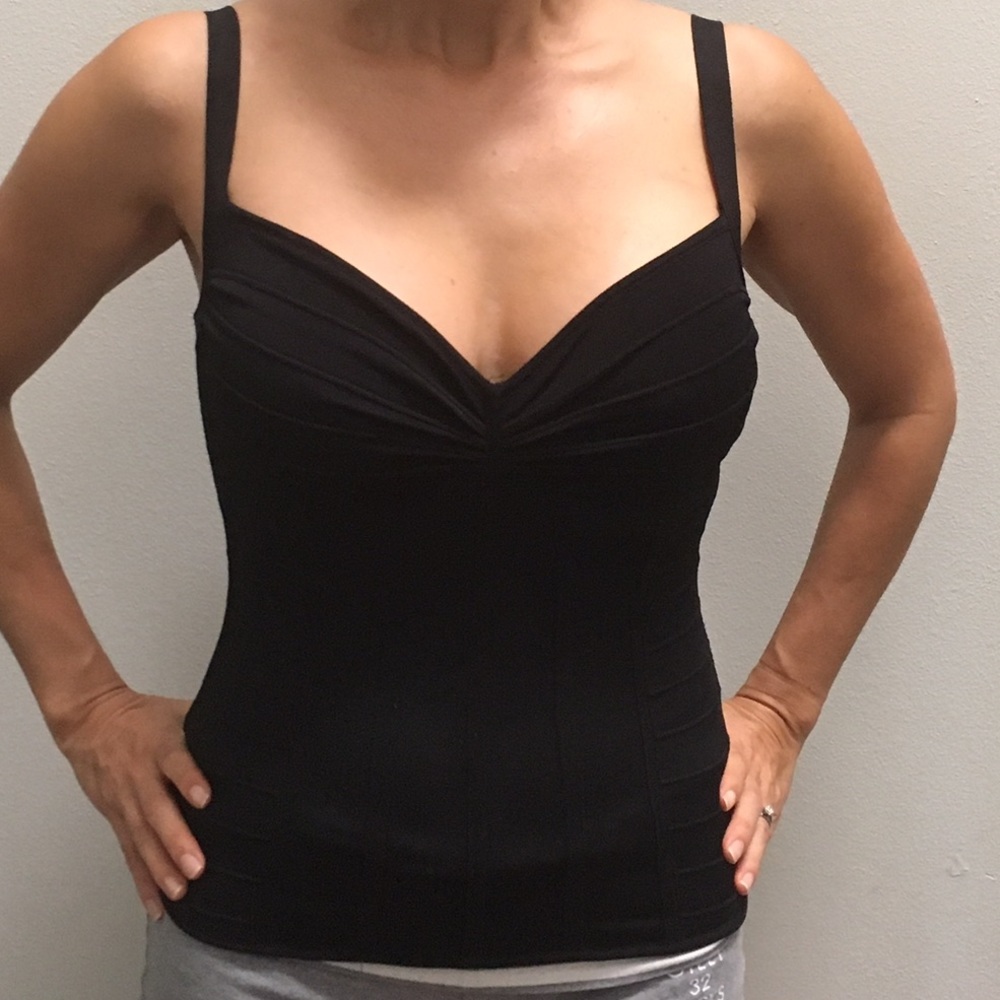 Bebe sweetheart stretch knit cami