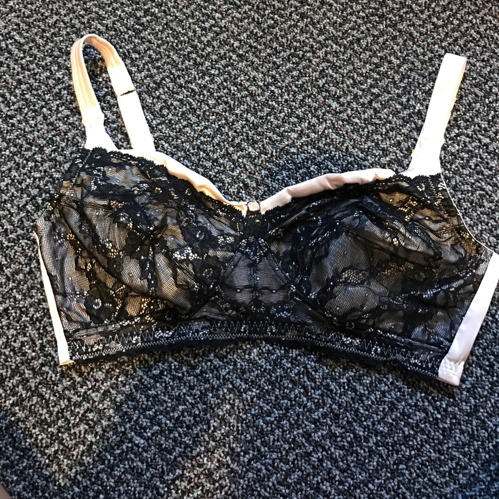 Amoralia lacy nursing bra.