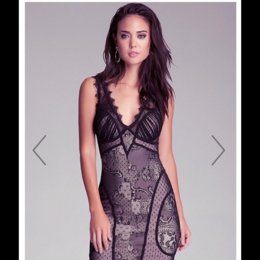Bebe lace dress