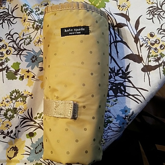 Kate Spade Orange/Navy Baby Bag