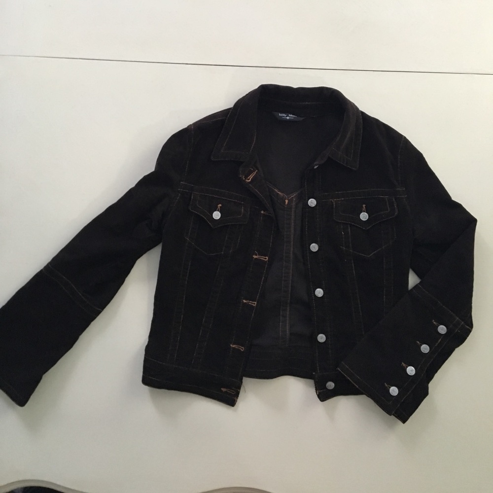dark brown corduroy jacket