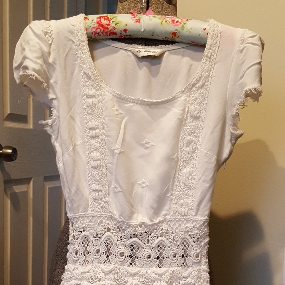 Miss Selfridge White Lace Dress