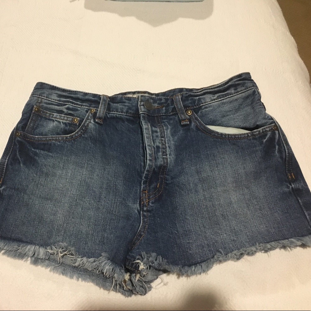Free People Jean shorts