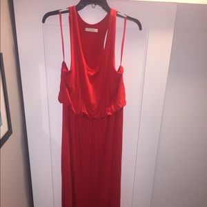Lush red maxi dress