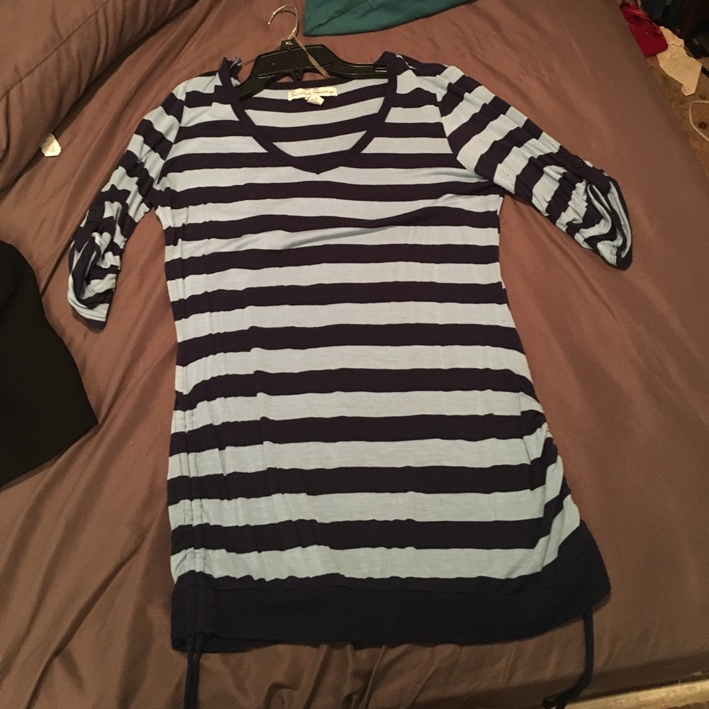 French Laundry 3/4 sleep strip shirt