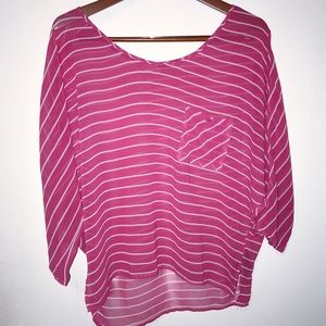 G by Guess Pink blouse XL