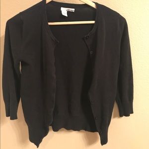 Black button up cardigan