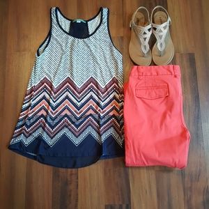 Sleeveless blouse size medium