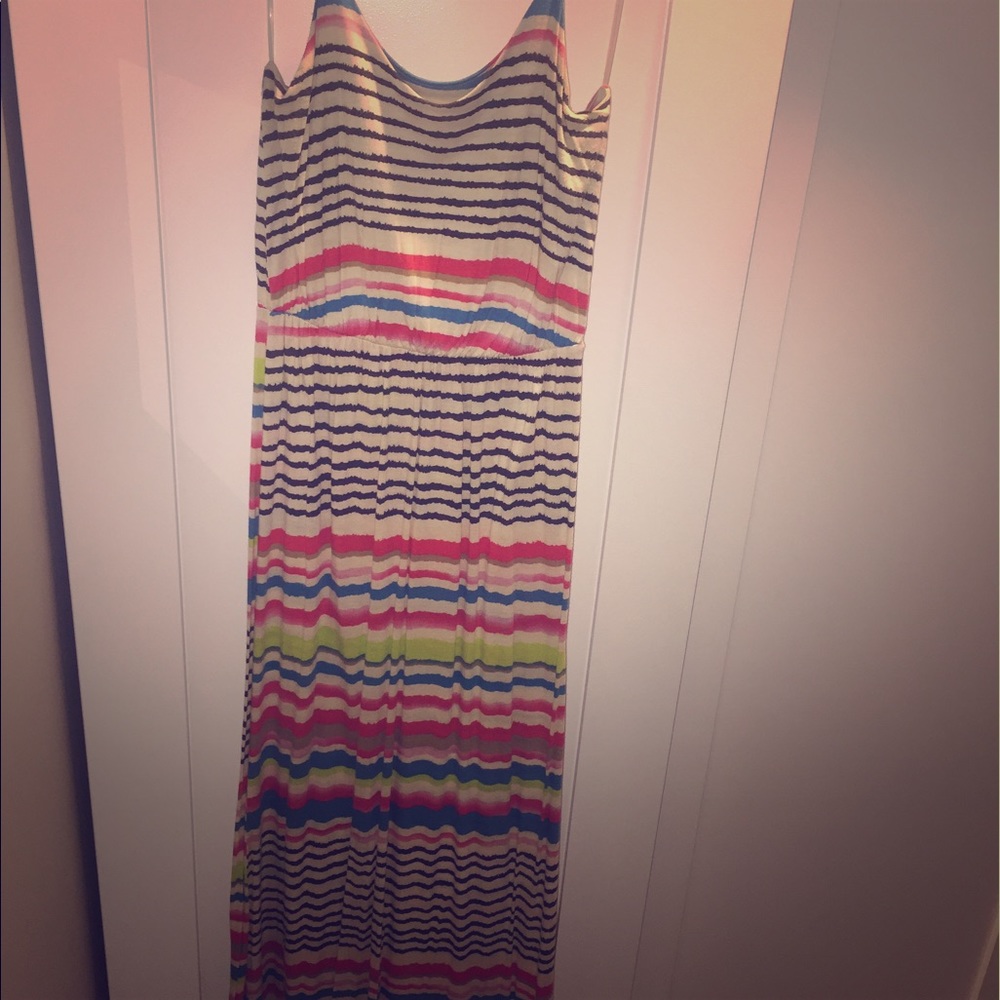 Lush striped maxi