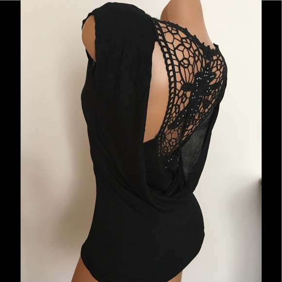 Crochet Back Tank Top - Picture 2 of 3