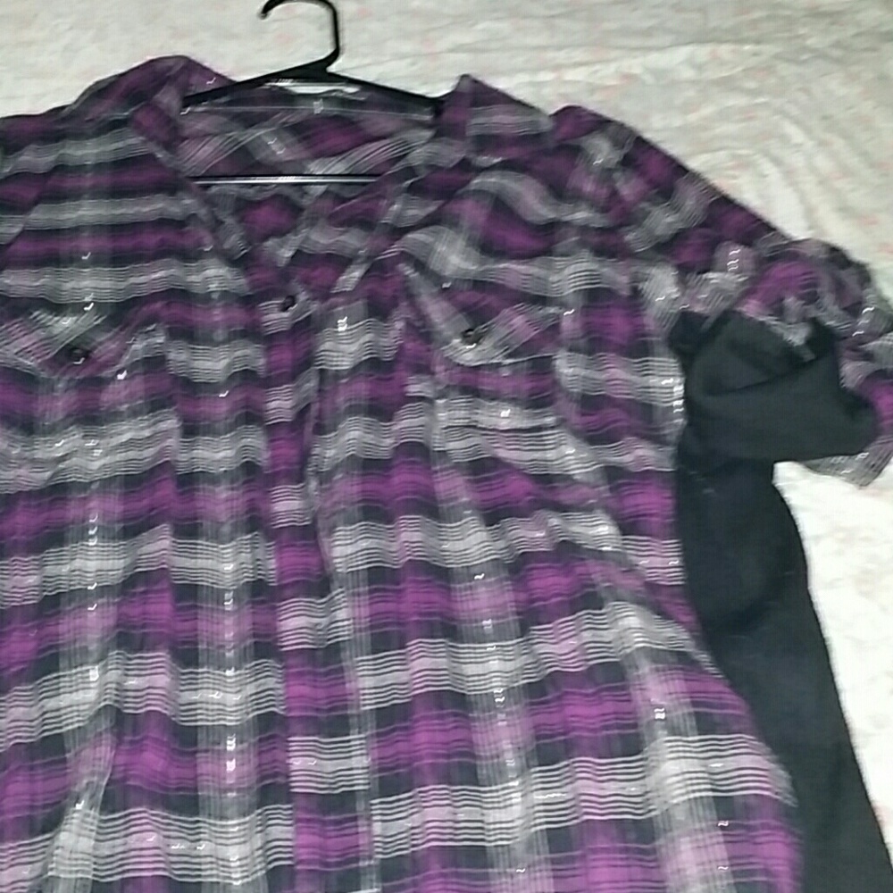 Plaid Blouse