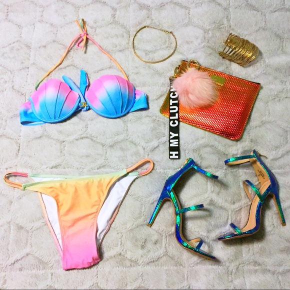 Other - Ombré Rainbow Mermaid Bikini Set 👙
