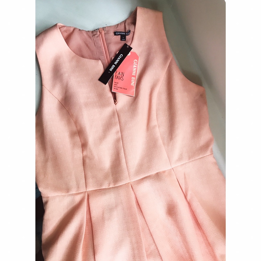 Blush/ coral dress