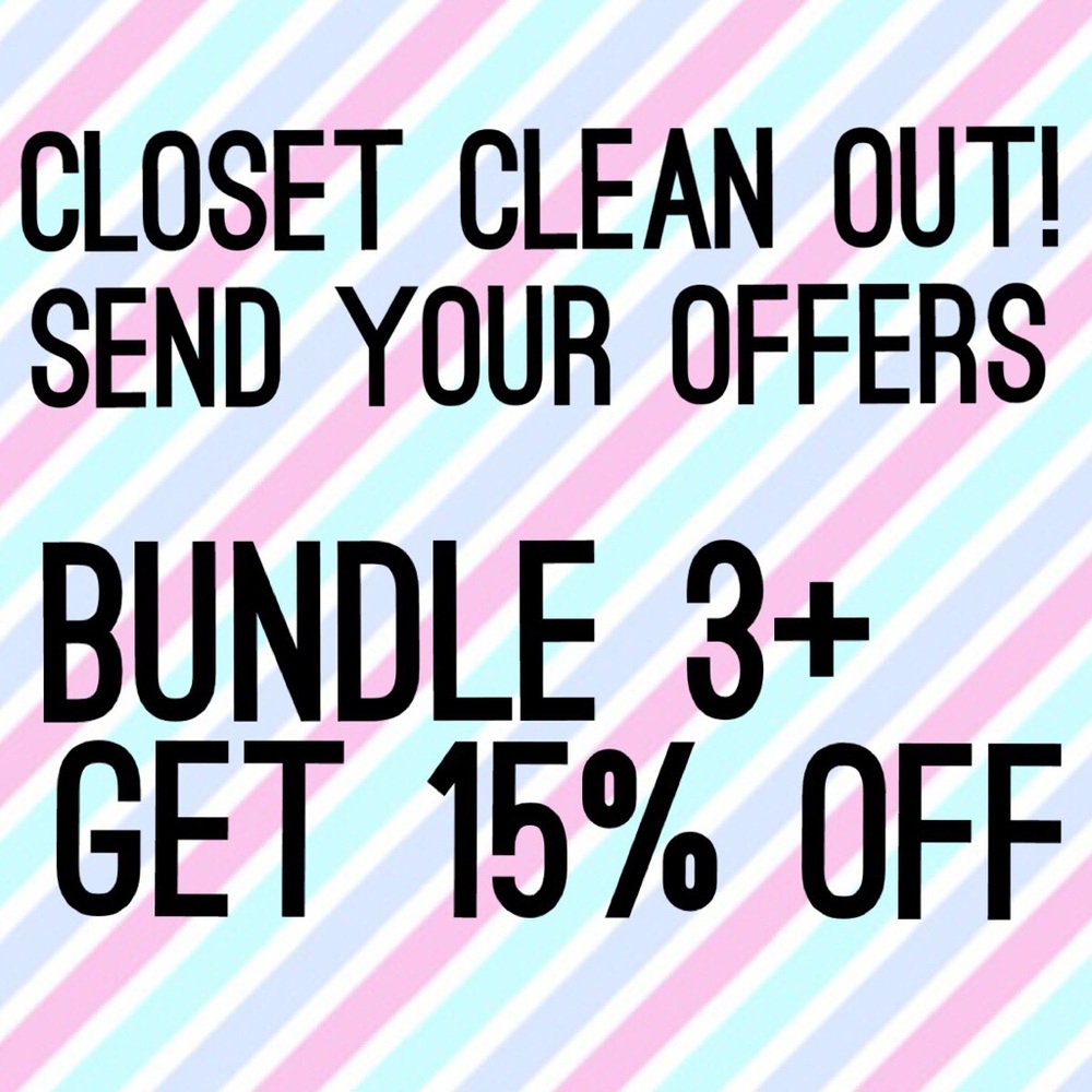 CLOSET CLEAN OUT SALE!