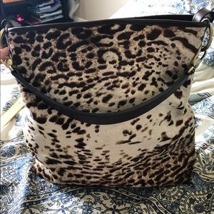 Garnet Hill Leopard Purse