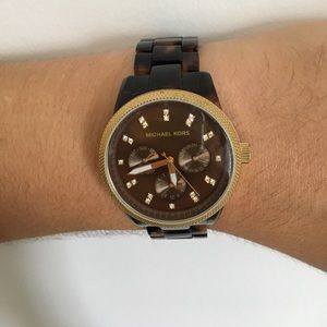 Michael Kors Tortise watch