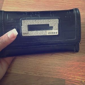 Guess black wallet