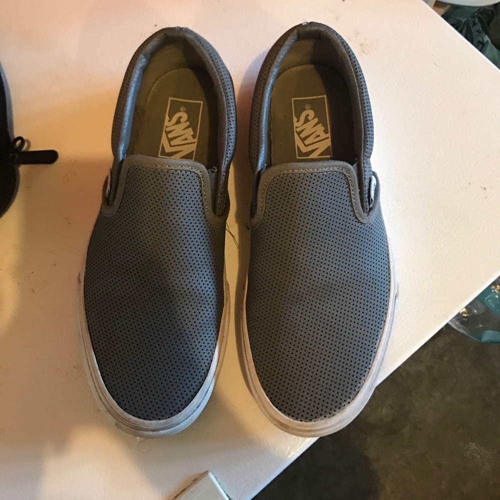 Vans Grey slip on