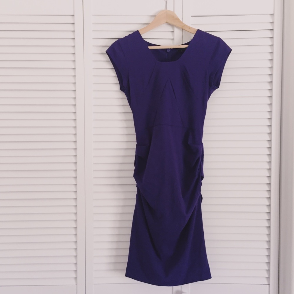 BCBG Max Azria Purple Cocktail/Office Dress