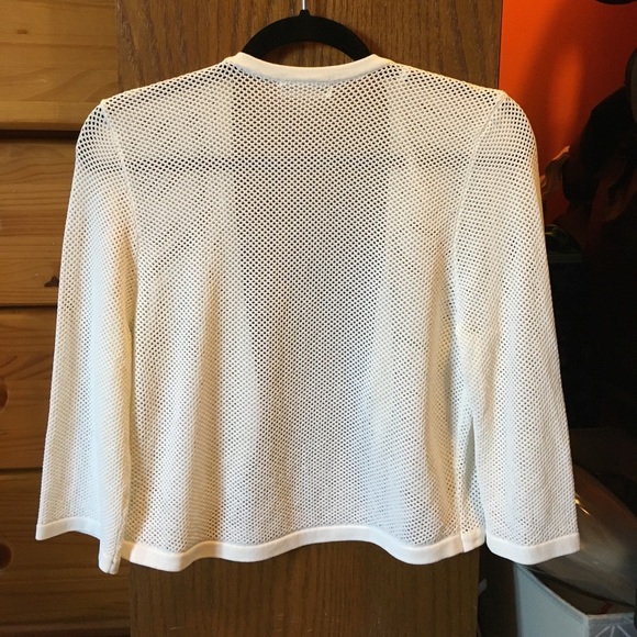 White Calvin Klein sweater large - Picture 3 of 4