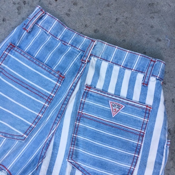 SOLD - Guess Vintage High Waisted Shorts - Picture 1 of 4