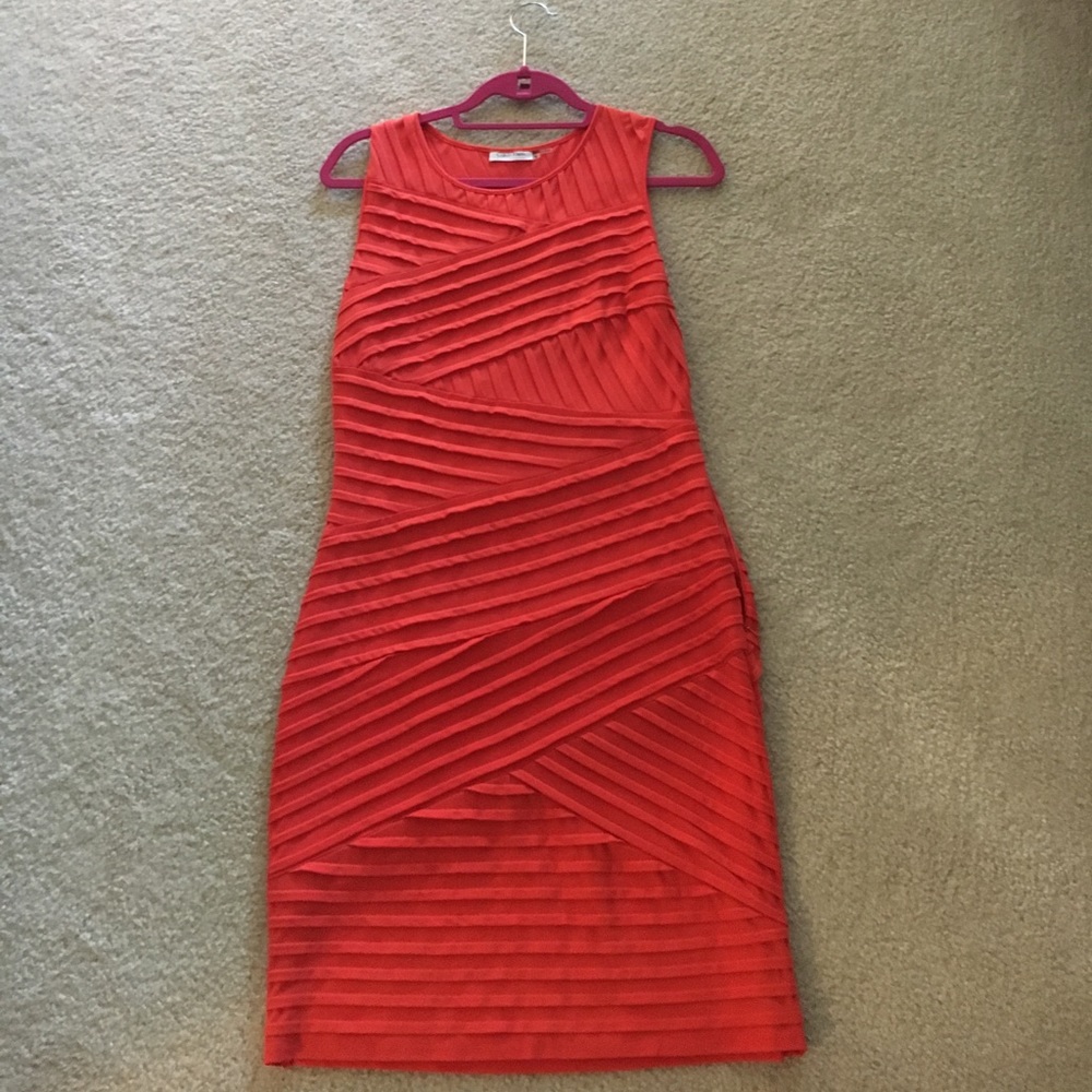 Calvin Klein fitted shift dress