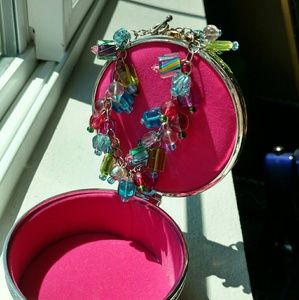 Hand Made Glass Bead Bracelet