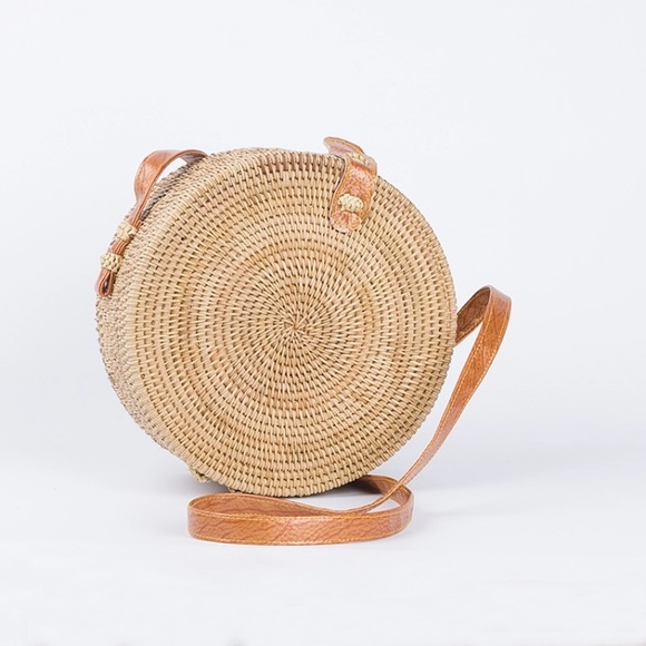 Summer Rattan Woven Basket Bag - Picture 3 of 5