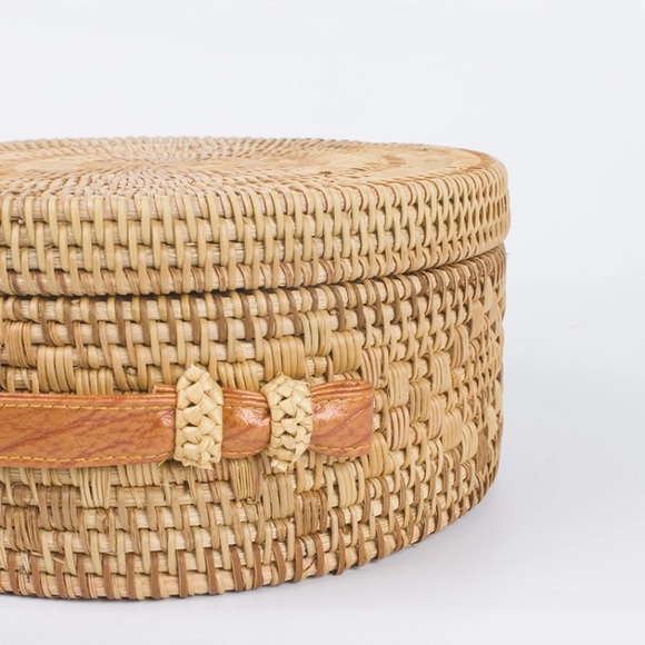 Summer Rattan Woven Basket Bag - Picture 4 of 5