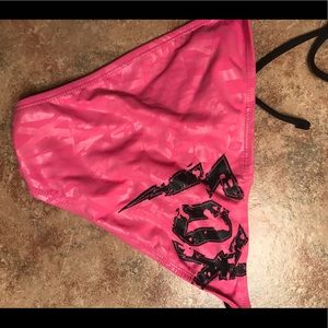 Pink fox bikini bottom