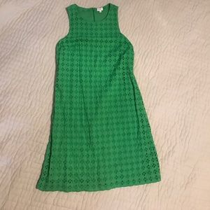 Green crown and ivy dress