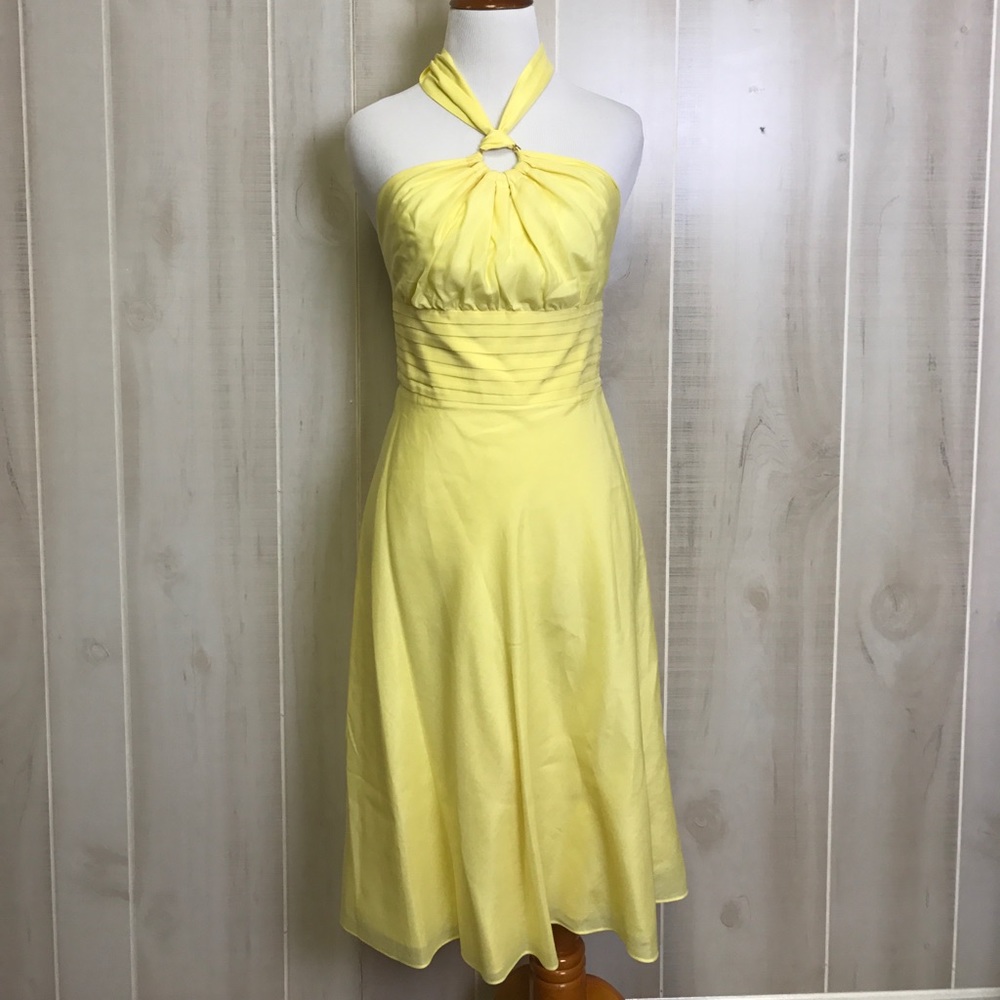 Lilly Pulitzer Yellow Silk/Cotton Dress Size 0