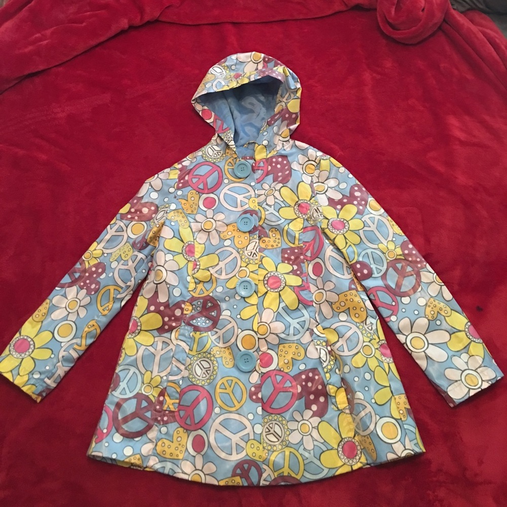 Little girl rain coat