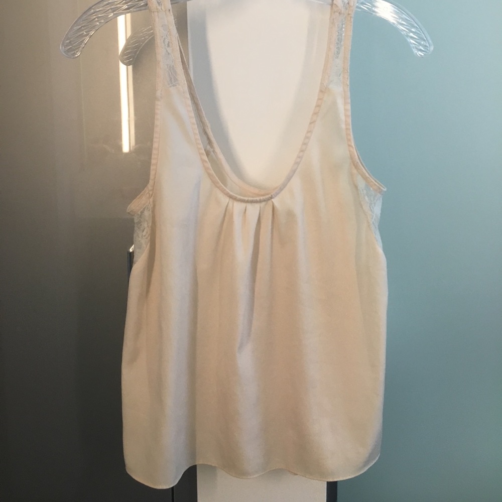 Urban Outfitters silky top with lace detailing