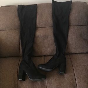 Suede Thigh hi boots