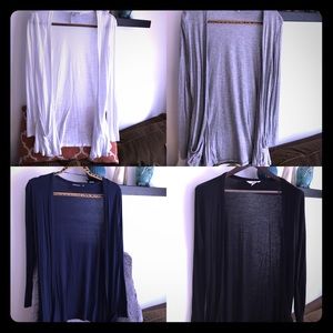Bundle of casual/slouchy Open Front cardigans!