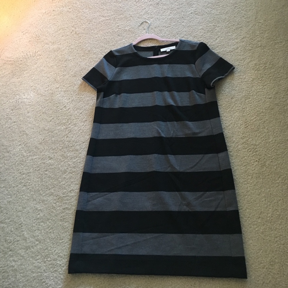 Loft black and white dress