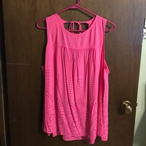 Crown & Ivy Hot Pink Blouse 👚