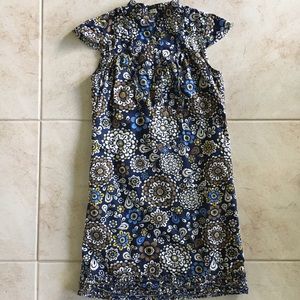 JCrew cotton print dress