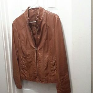 New, Faux leather cool jacket.