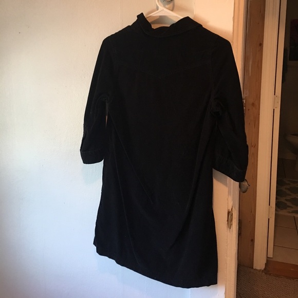 Black corduroy dress - Picture 4 of 4