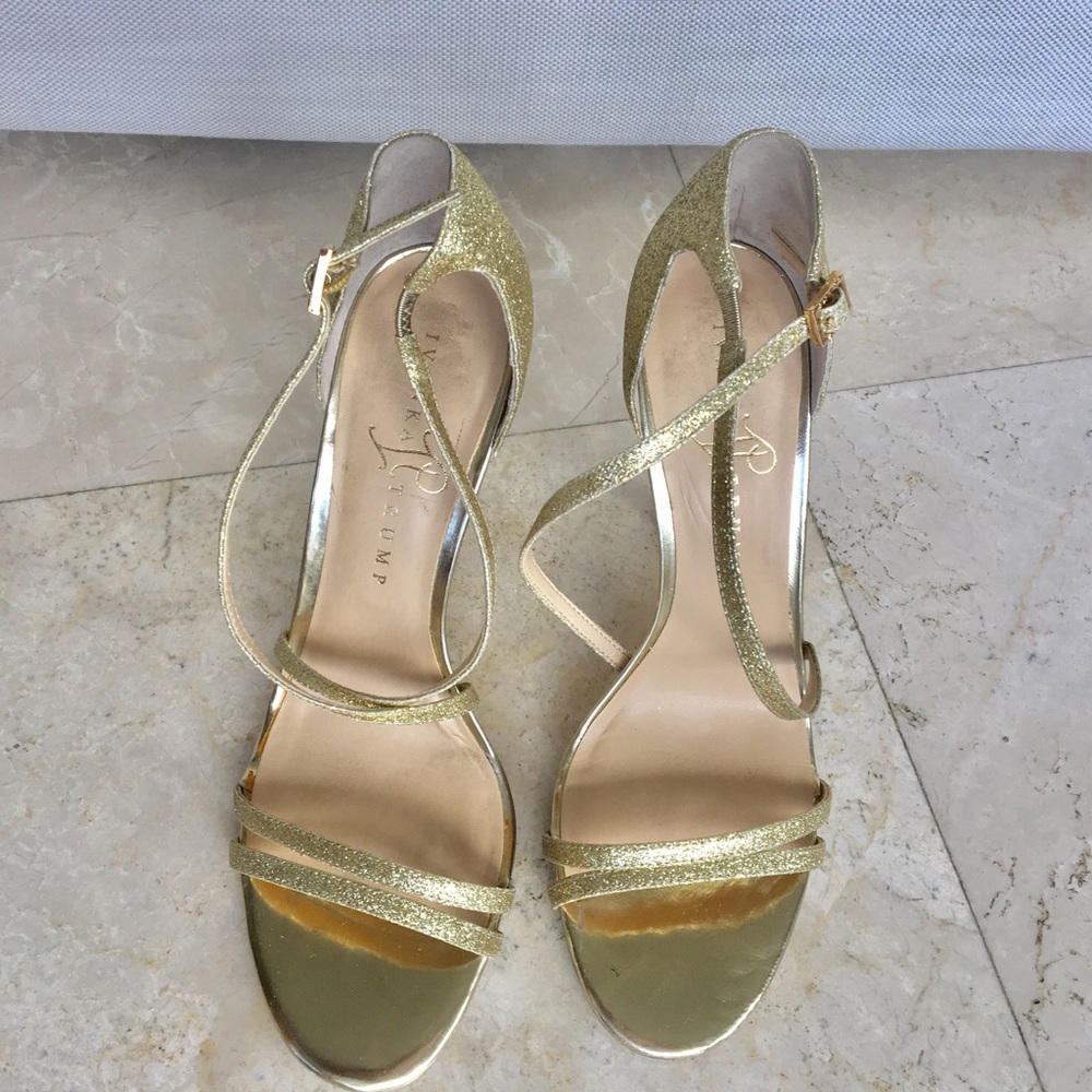 Ivanka Trump Gold Sandals