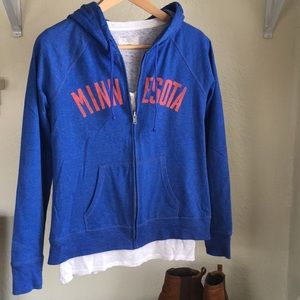 NEW Minnesota Fleece Lined Hoodie sz Small